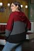Picture of PLUS SIZE HOODIE COLOUR BLOCK